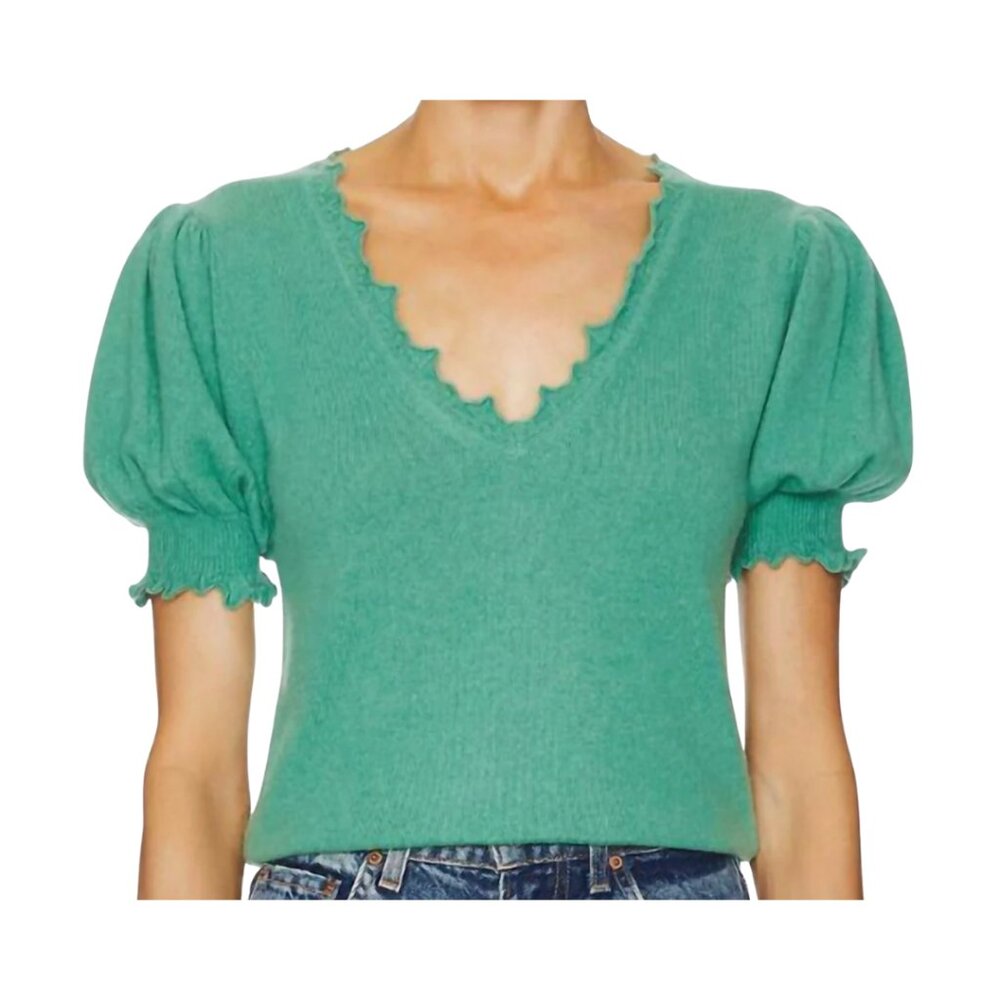 Ulla Johnson Polline Top in Aegean